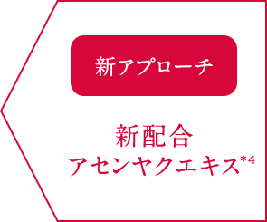 新アプローチ 新配合 アセンヤクエキス