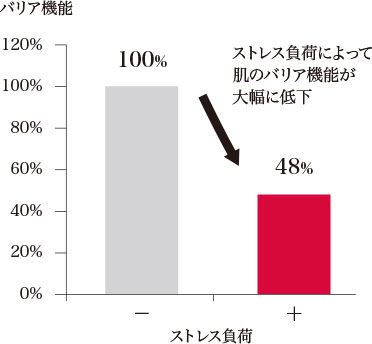 ストレスによるABCA12量の変化